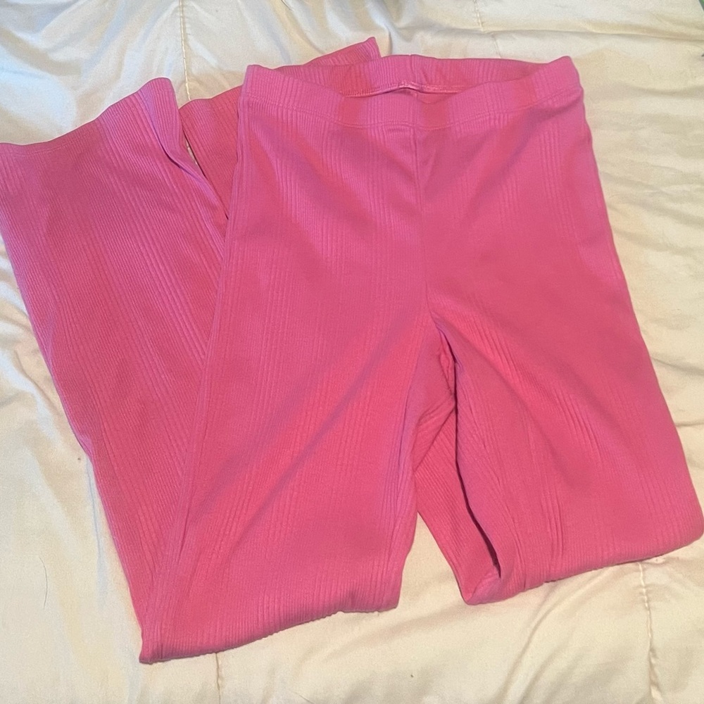 Aerie high waisted cropped kick flare pants
